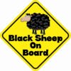 Black Sheep On Board Sticker