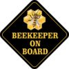 Beekeeper on Board Magnet