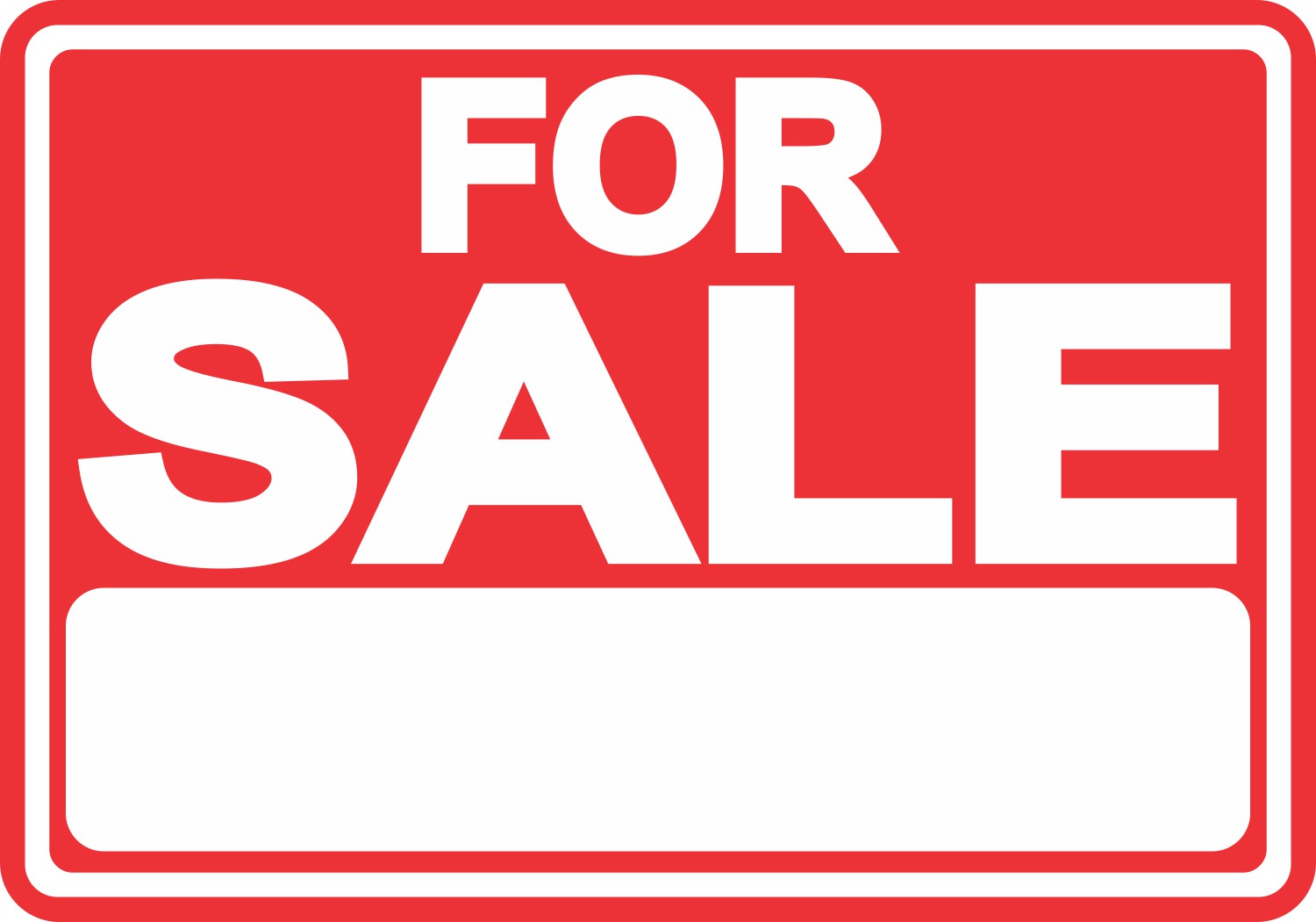 For Sale Magnet