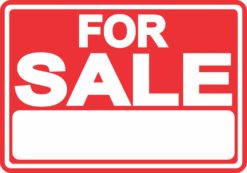 For Sale Sticker