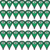 1-100 Green Map Pointer Stickers
