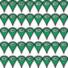 101-200 Green Map Pointer Stickers