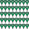 201-300 Green Map Pointer Stickers