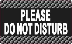 Please Do Not Disturb Sticker