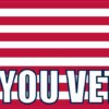 American Flag Thank You Veterans Magnet