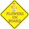 Flowers On Board Magnet