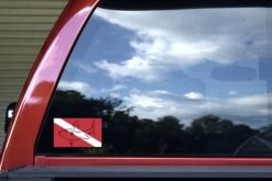 Diver Down Flag Sticker