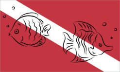 Diver Down Flag Magnet
