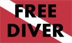 Diver Down Flag Sticker