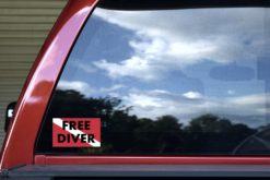 Diver Down Flag Sticker