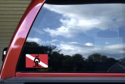 Diver Down Flag Sticker