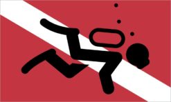 Diver Down Flag Magnet