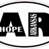 Oval AR Hope Arkansas Sticker