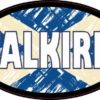 Oval Scottish Flag Falkirk Sticker