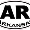 Oval Arkansas Sticker