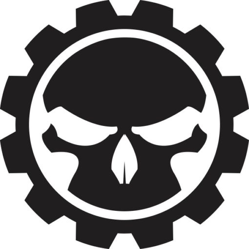 Gear Skull Sticker