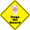 Dogs On Board Magnet