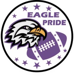Purple Eagle Pride Sticker