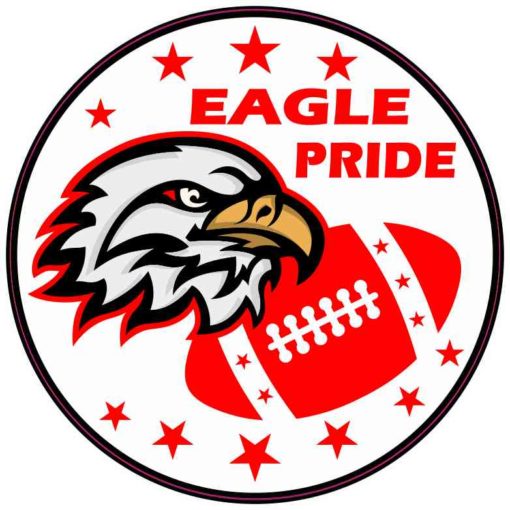 Red Eagle Pride Sticker