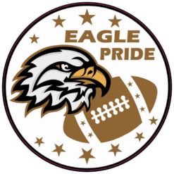 Brown Eagle Pride Sticker