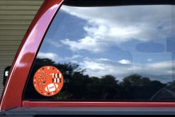Orange Tiger Pride Sticker