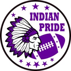 Purple Indian Pride Sticker