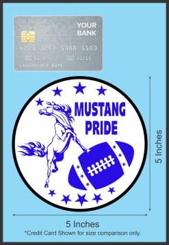 mustang pride sticker