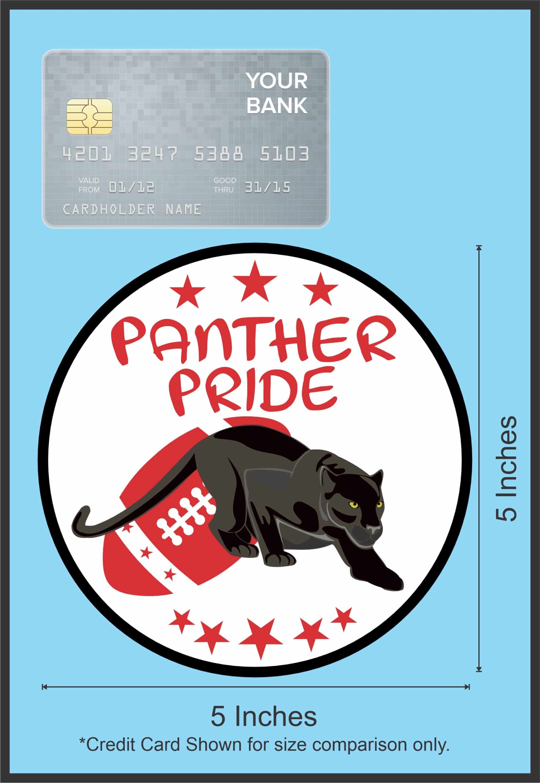 Panther Pride Sticker