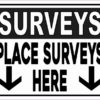 Place Surveys Here Magnet