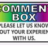 Colorful Comment Box Magnet
