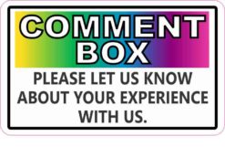 Colorful Comment Box Magnet