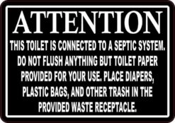 Do Not Flush Anything But Toilet Paper Magnet