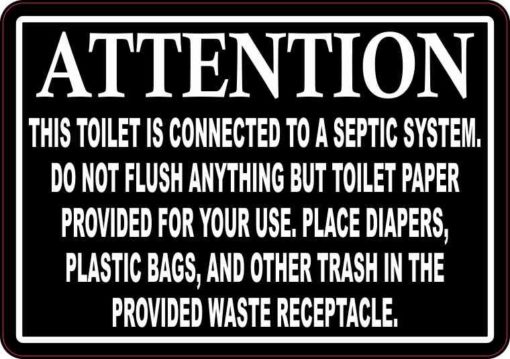 Do Not Flush Anything But Toilet Paper Magnet
