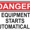 Equipment Starts Automatically Magnet