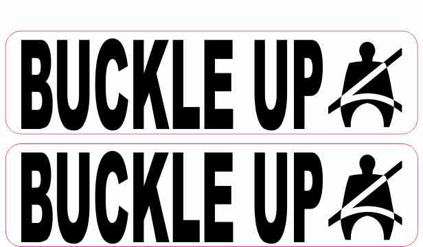 Buckle Up Stickers