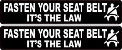 Fasten Your Seat Belt Stickers