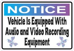 Butterfly Notice Audio and Video Magnet