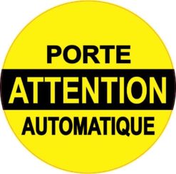 Porte Automatique Sticker