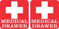 Medical Drawer Stickers