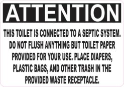 Do Not Flush Anything But Toilet Paper Magnet