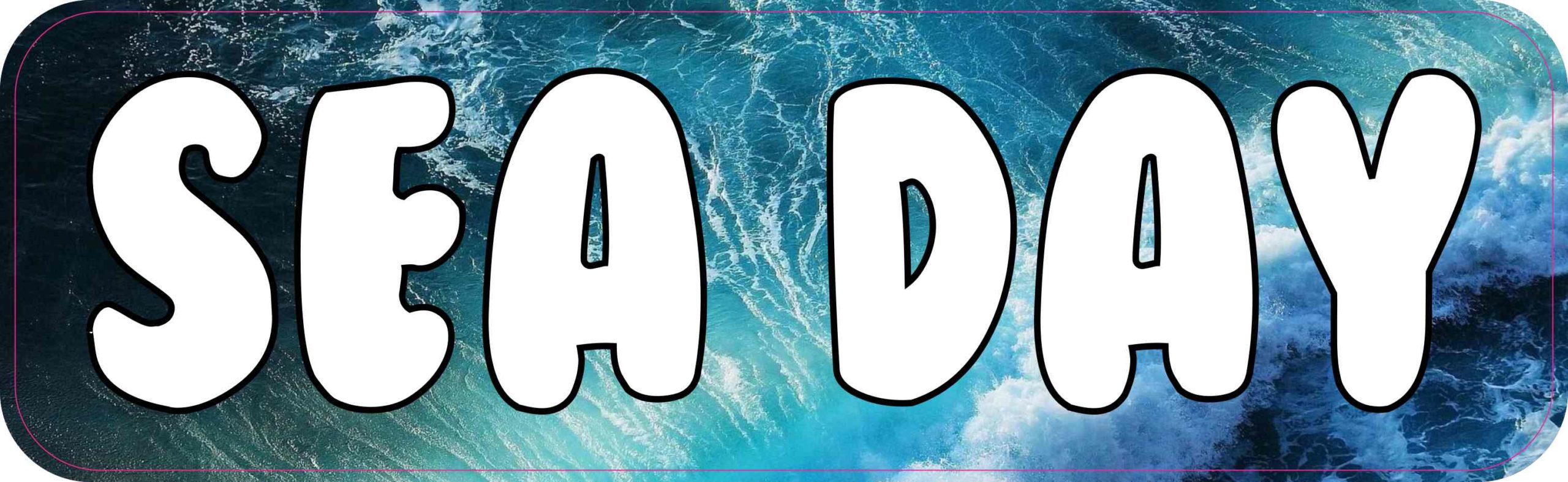 Sea Day Sticker