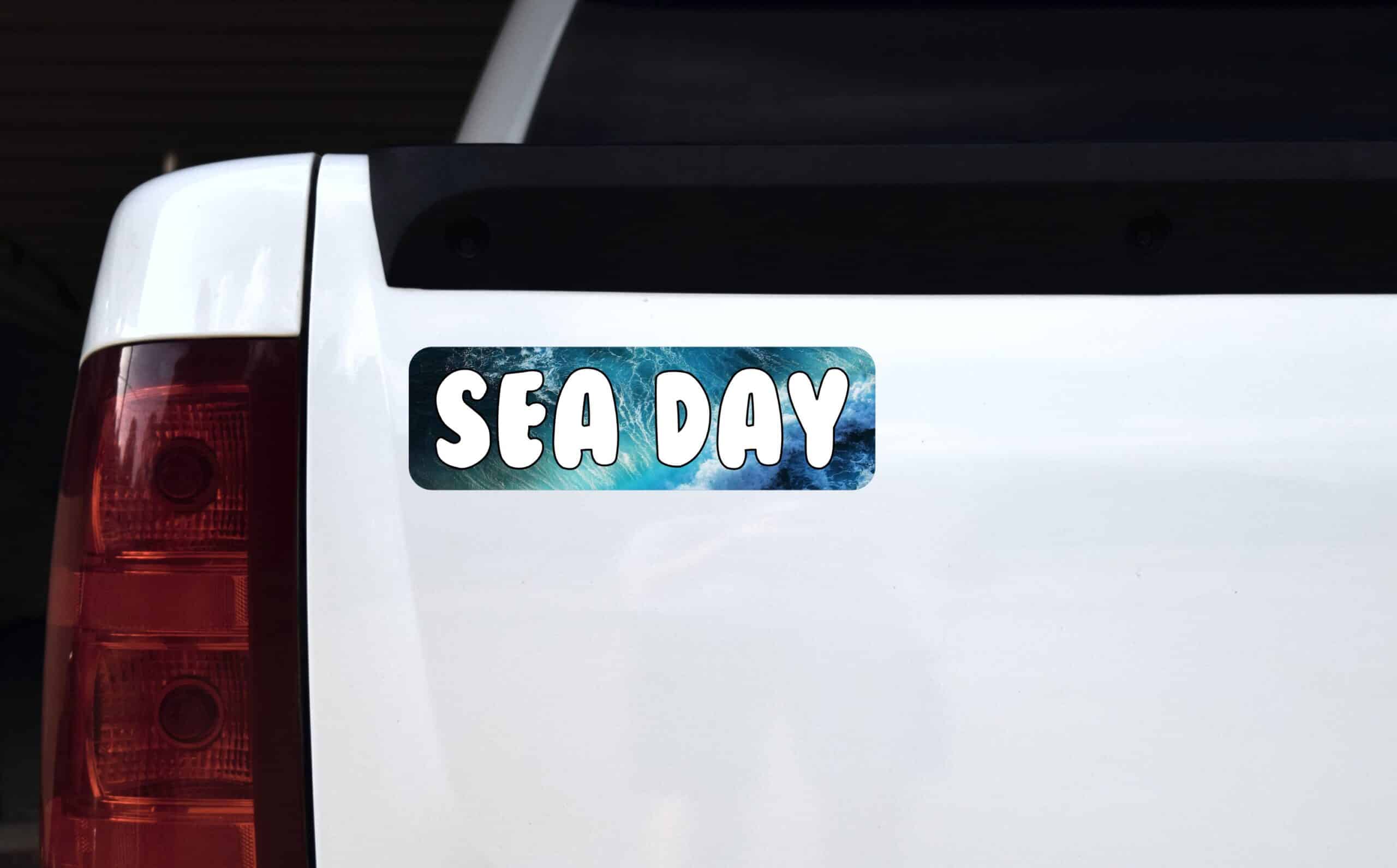 10in x 3in Sea Day Magnet