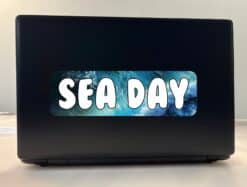 10in x 3in Sea Day Sticker