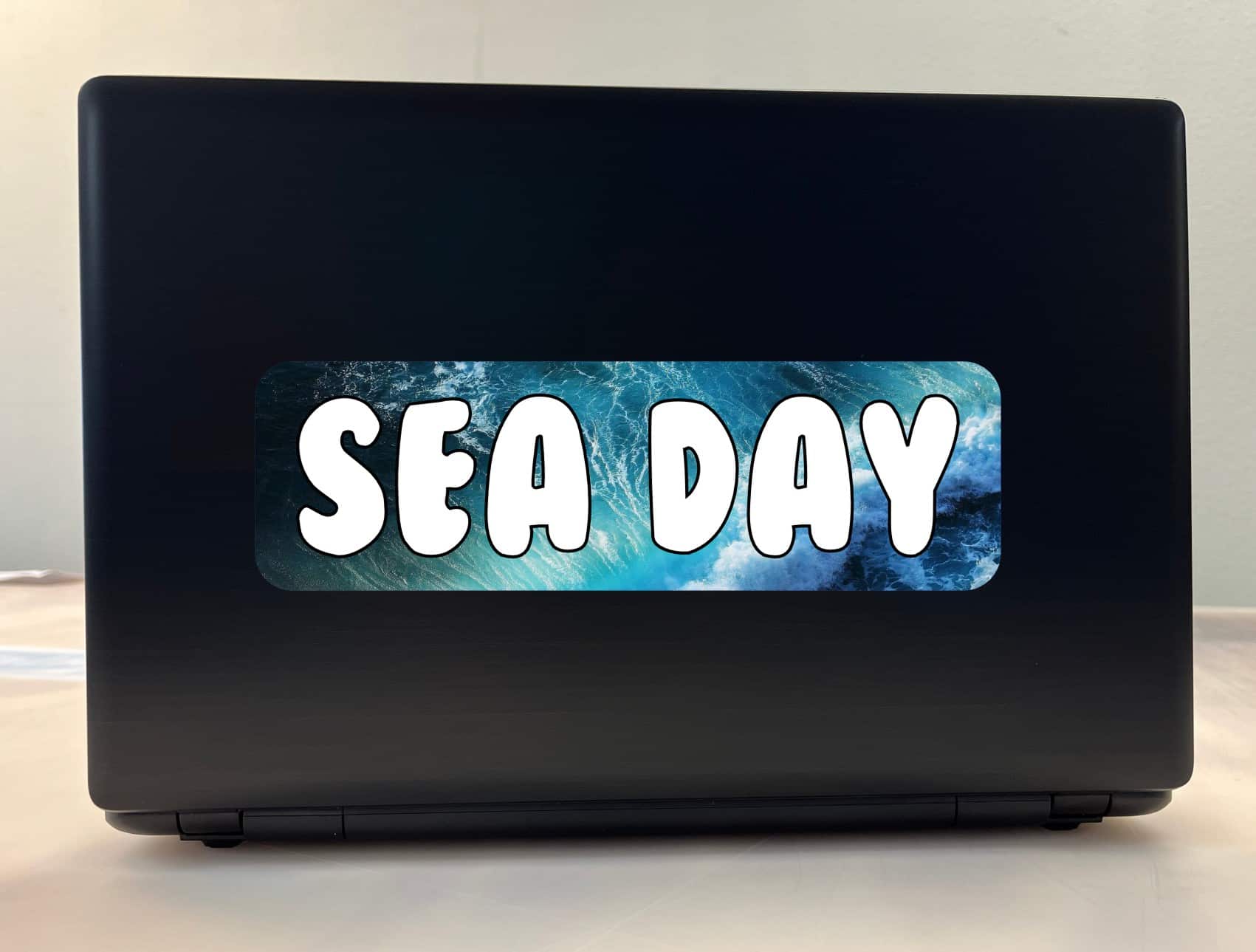 10in x 3in Sea Day Sticker