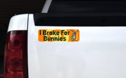 I Brake for Bunnies Sticker