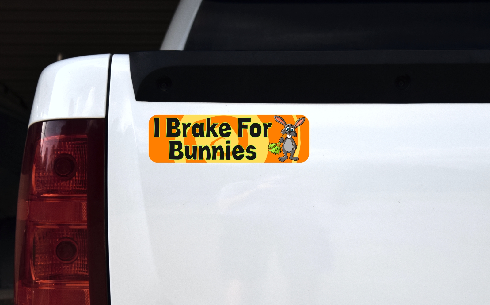I Brake for Bunnies Sticker