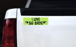 I Love Big Birds Sticker