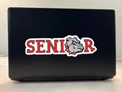 10in x 3in Red Bulldog Senior Sticker