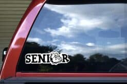 10in x 3in Bulldog Senior Sticker