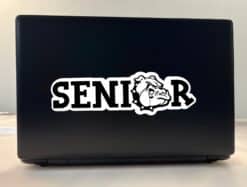 10in x 3in Bulldog Senior Sticker